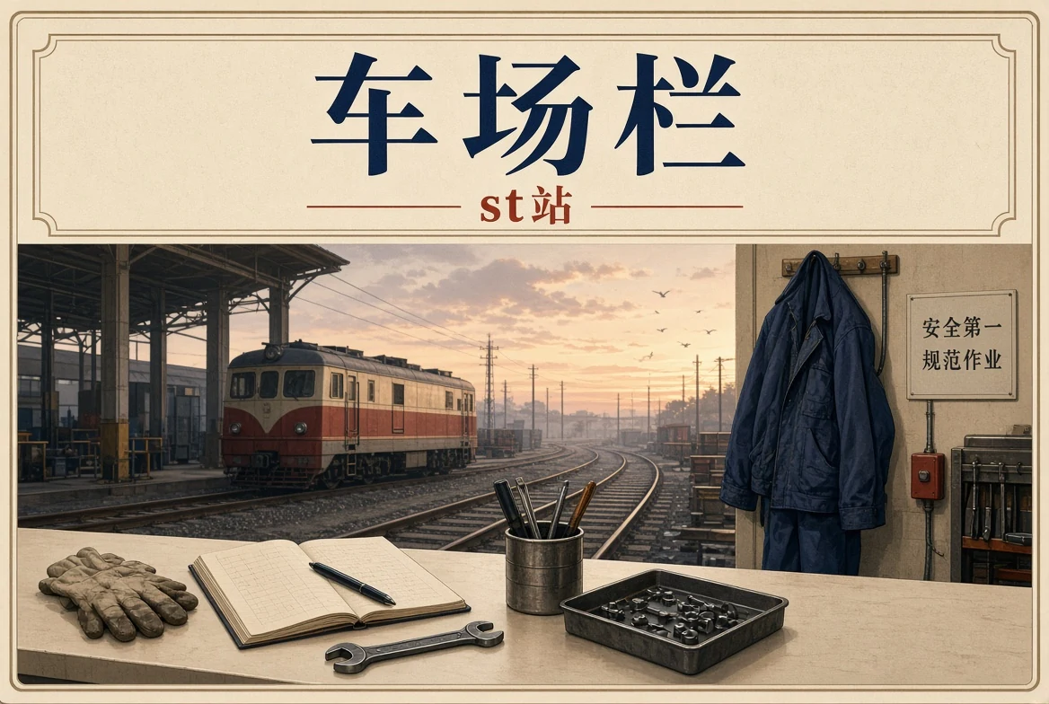 车场栏内容示意