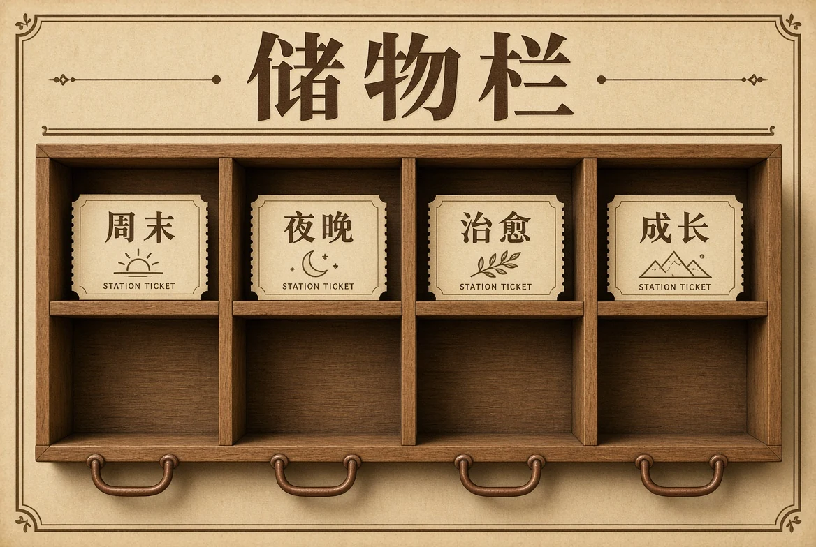 储物栏内容示意
